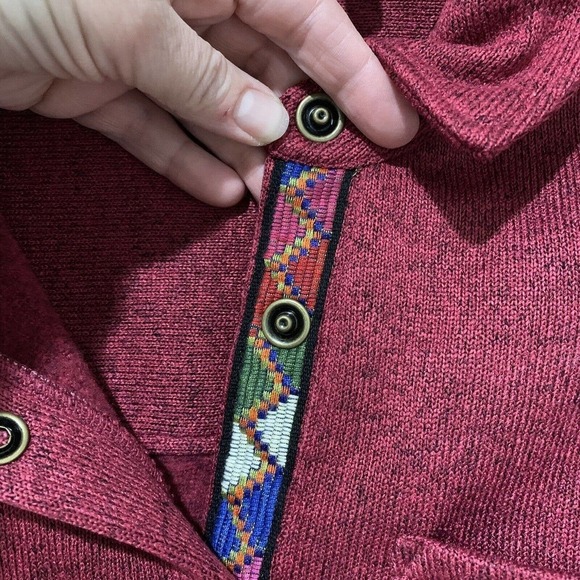 Soft Surroundings Women’s Willow Fleece Shirt Jacket Embroidered Size 1X EUC - Picture 6 of 9